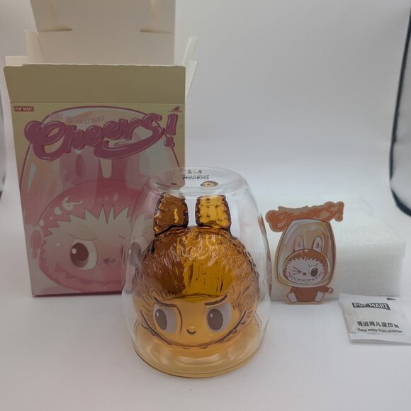 POP MART Other - Labubu the Monsters Cheers! Double Walled Glass Cup - Warm Heart